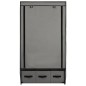 vidaXL Kleiderschrank Grau 87 x 49 x 159 cm Stoff vidaXL Kleiderschrank Grau 87 x 49 x 159 cm Stoff