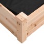 vidaXL Hochbeet mit Einsatz 120x120x25 cm Massivholz Tanne vidaXL Hochbeet mit Einsatz 120x120x25 cm Massivholz Tanne