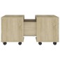 vidaXL Couchtisch Sonoma-Eiche 60x60x38 cm Holzwerkstoff vidaXL Couchtisch Sonoma-Eiche 60x60x38 cm Holzwerkstoff