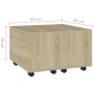 vidaXL Couchtisch Sonoma-Eiche 60x60x38 cm Holzwerkstoff vidaXL Couchtisch Sonoma-Eiche 60x60x38 cm Holzwerkstoff