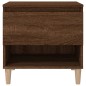 vidaXL Nachttische 2 Stk. Braun Eichen-Optik 50x46x50 cm Holzwerkstoff