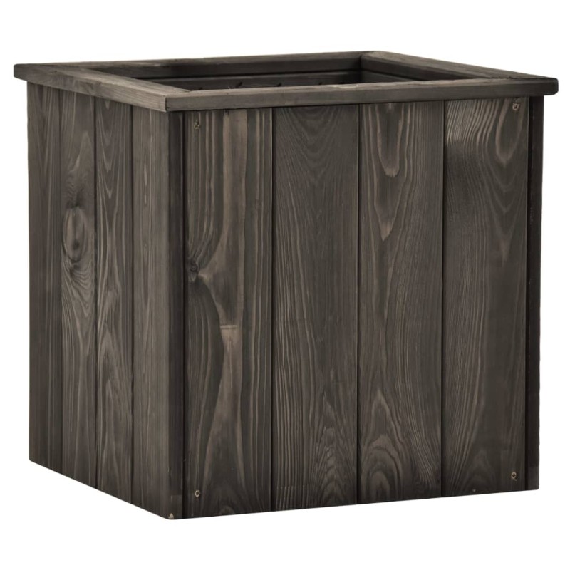 vidaXL Hochbeet Dunkelgrau 38x41x40 cm Kiefer Massivholz vidaXL Hochbeet Dunkelgrau 38x41x40 cm Kiefer Massivholz