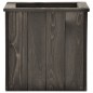vidaXL Hochbeet Dunkelgrau 38x41x40 cm Kiefer Massivholz vidaXL Hochbeet Dunkelgrau 38x41x40 cm Kiefer Massivholz