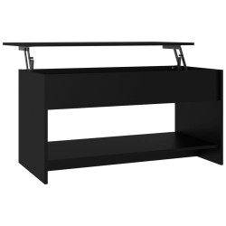 vidaXL Couchtisch Schwarz 102x50x52,5 cm Holzwerkstoff