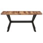 vidaXL Esstisch 160x80x75 cm Massivholz Honigfarben vidaXL Esstisch 160x80x75 cm Massivholz Honigfarben