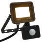 vidaXL LED-Fluter mit Sensor 10W Warmweiß vidaXL LED-Fluter mit Sensor 10W Warmweiß