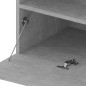 vidaXL TV-Schränke 2 Stk. mit LED-Leuchten Betongrau 75x35x40 cm vidaXL TV-Schränke 2 Stk. mit LED-Leuchten Betongrau 75x35x40 cm