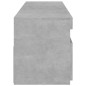 vidaXL TV-Schränke 2 Stk. mit LED-Leuchten Betongrau 75x35x40 cm vidaXL TV-Schränke 2 Stk. mit LED-Leuchten Betongrau 75x35x40 cm