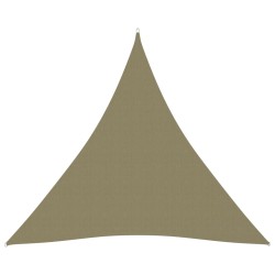 vidaXL Sonnensegel Oxford-Gewebe Dreieckig 4,5x4,5x4,5 m Beige