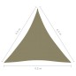 vidaXL Sonnensegel Oxford-Gewebe Dreieckig 4,5x4,5x4,5 m Beige vidaXL Sonnensegel Oxford-Gewebe Dreieckig 4,5x4,5x4,5 m Beige