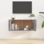 vidaXL TV-Wandschrank Grau Sonoma 100x34,5x40 cm vidaXL TV-Wandschrank Grau Sonoma 100x34,5x40 cm