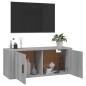 vidaXL TV-Wandschrank Grau Sonoma 100x34,5x40 cm vidaXL TV-Wandschrank Grau Sonoma 100x34,5x40 cm