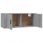 vidaXL TV-Wandschrank Grau Sonoma 100x34,5x40 cm vidaXL TV-Wandschrank Grau Sonoma 100x34,5x40 cm