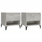 vidaXL Beistelltische 2 Stk. Betongrau 50x46x50 cm Holzwerkstoff vidaXL Beistelltische 2 Stk. Betongrau 50x46x50 cm Holzwerkstoff