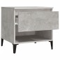 vidaXL Beistelltische 2 Stk. Betongrau 50x46x50 cm Holzwerkstoff vidaXL Beistelltische 2 Stk. Betongrau 50x46x50 cm Holzwerkstoff