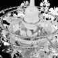 Blätter Pailletten Anhänger Kronlampe Silbern Blätter Pailletten Anhänger Kronlampe Silbern