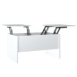 vidaXL Couchtisch Hochglanz-Weiß 80x50x42,5 cm Holzwerkstoff vidaXL Couchtisch Hochglanz-Weiß 80x50x42,5 cm Holzwerkstoff