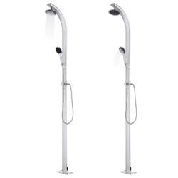 vidaXL Gartendusche 215 cm Aluminium