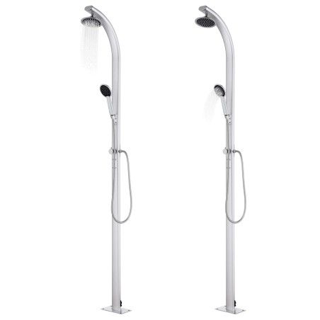 vidaXL Gartendusche 215 cm Aluminium