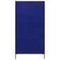 vidaXL Kleiderschrank Marineblau 90x50x180 cm Stahl vidaXL Kleiderschrank Marineblau 90x50x180 cm Stahl