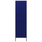 vidaXL Kleiderschrank Marineblau 90x50x180 cm Stahl vidaXL Kleiderschrank Marineblau 90x50x180 cm Stahl