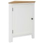 vidaXL Eckschrank 59x45x80 cm Massivholz Eiche vidaXL Eckschrank 59x45x80 cm Massivholz Eiche