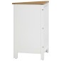 vidaXL Eckschrank 59x45x80 cm Massivholz Eiche vidaXL Eckschrank 59x45x80 cm Massivholz Eiche
