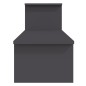 vidaXL TV-Schrank Grau 180x30x43 cm Holzwerkstoff vidaXL TV-Schrank Grau 180x30x43 cm Holzwerkstoff