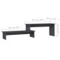 vidaXL TV-Schrank Grau 180x30x43 cm Holzwerkstoff vidaXL TV-Schrank Grau 180x30x43 cm Holzwerkstoff