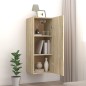 vidaXL Wandschrank Sonoma-Eiche 34,5x34x90 cm Holzwerkstoff vidaXL Wandschrank Sonoma-Eiche 34,5x34x90 cm Holzwerkstoff