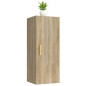 vidaXL Wandschrank Sonoma-Eiche 34,5x34x90 cm Holzwerkstoff vidaXL Wandschrank Sonoma-Eiche 34,5x34x90 cm Holzwerkstoff