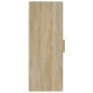 vidaXL Wandschrank Sonoma-Eiche 34,5x34x90 cm Holzwerkstoff vidaXL Wandschrank Sonoma-Eiche 34,5x34x90 cm Holzwerkstoff