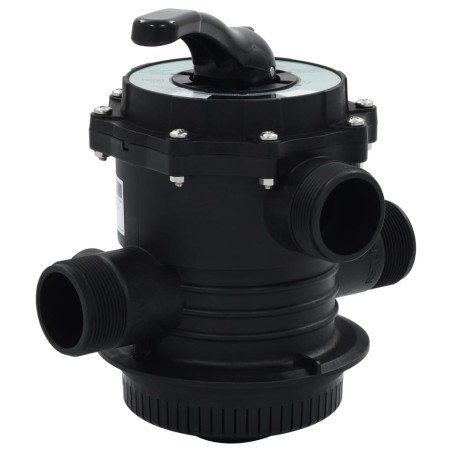 vidaXL Mehrwegeventil für Sandfilter 6-Wege-Ventil ABS 1,5" 