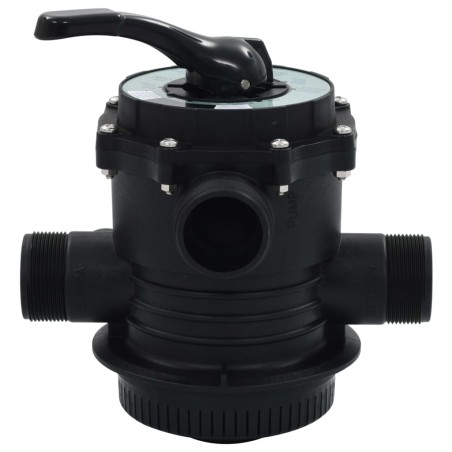 vidaXL Mehrwegeventil für Sandfilter 6-Wege-Ventil ABS 1,5" 