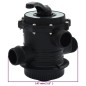 vidaXL Mehrwegeventil für Sandfilter 6-Wege-Ventil ABS 1,5" vidaXL Mehrwegeventil für Sandfilter 6-Wege-Ventil ABS 1,5"