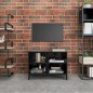 vidaXL TV-Schrank mit Metallbeinen Hochglanz-Schwarz 69,5x30x50cm vidaXL TV-Schrank mit Metallbeinen Hochglanz-Schwarz 69,5x30x50cm