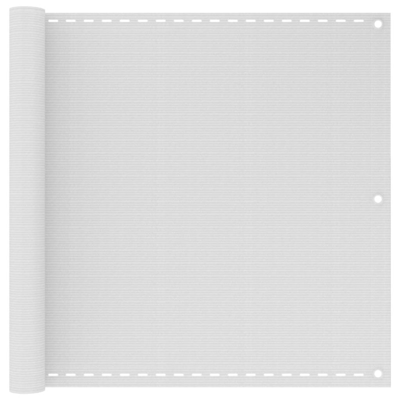 vidaXL Balkonsichtschutz HDPE 90x600 cm weiß vidaXL Balkonsichtschutz HDPE 90x600 cm weiß