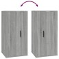 vidaXL TV-Wandschrank Grau Sonoma 40x34,5x80 cm vidaXL TV-Wandschrank Grau Sonoma 40x34,5x80 cm