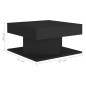 vidaXL Couchtisch Schwarz 57x57x30 cm Holzwerkstoff vidaXL Couchtisch Schwarz 57x57x30 cm Holzwerkstoff
