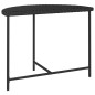 vidaXL Gartentisch Schwarz 100x50x75 cm Poly Rattan vidaXL Gartentisch Schwarz 100x50x75 cm Poly Rattan