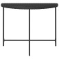 vidaXL Gartentisch Schwarz 100x50x75 cm Poly Rattan vidaXL Gartentisch Schwarz 100x50x75 cm Poly Rattan