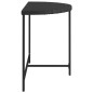 vidaXL Gartentisch Schwarz 100x50x75 cm Poly Rattan vidaXL Gartentisch Schwarz 100x50x75 cm Poly Rattan