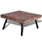 vidaXL Couchtisch Quadratisch Recyceltes Holz Teak vidaXL Couchtisch Quadratisch Recyceltes Holz Teak
