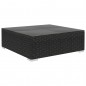13-tlg. Garten-Lounge-Set mit Auflagen Poly Rattan Schwarz 13-tlg. Garten-Lounge-Set mit Auflagen Poly Rattan Schwarz