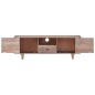 vidaXL TV-Schrank 118x30x40 cm Massivholz Akazie vidaXL TV-Schrank 118x30x40 cm Massivholz Akazie