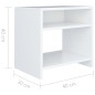 vidaXL Nachttisch Weiß 40x30x40 cm Holzwerkstoff vidaXL Nachttisch Weiß 40x30x40 cm Holzwerkstoff