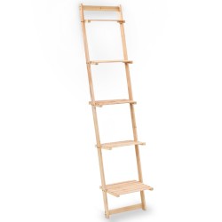 vidaXL Leiterregal Zedernholz 41,5x30x176 cm