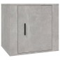 vidaXL Nachttische 2 Stk. Betongrau 50x39x47 cm vidaXL Nachttische 2 Stk. Betongrau 50x39x47 cm
