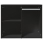 vidaXL Regal für Schminktisch Schwarz 80x40x65 cm Holzwerkstoff vidaXL Regal für Schminktisch Schwarz 80x40x65 cm Holzwerkstoff
