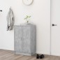 vidaXL Schuhschrank Betongrau 60x35x92 cm Holzwerkstoff vidaXL Schuhschrank Betongrau 60x35x92 cm Holzwerkstoff